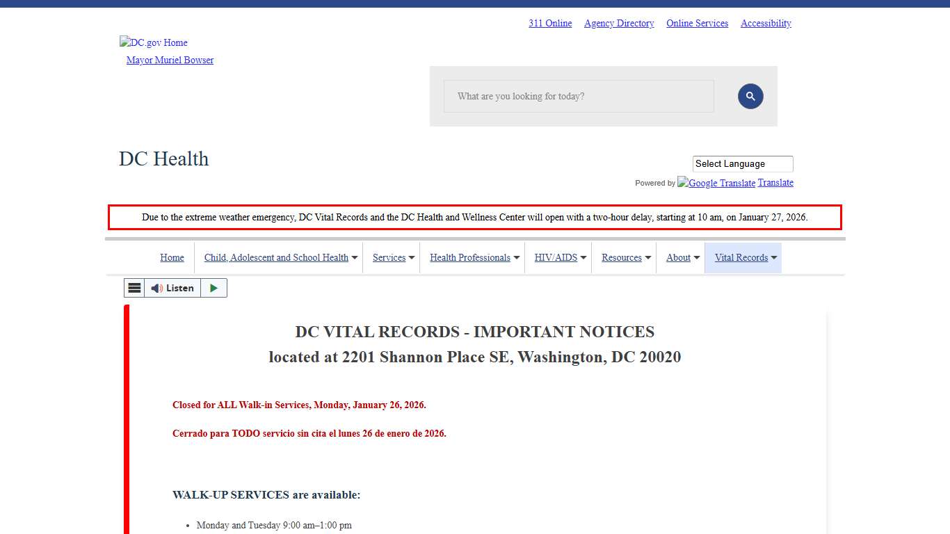 Death Certificates doh